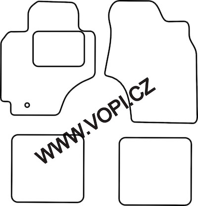 Autokoberce Toyota RAV4 3 dveřová 2000 - 2003 Colorfit (4742)